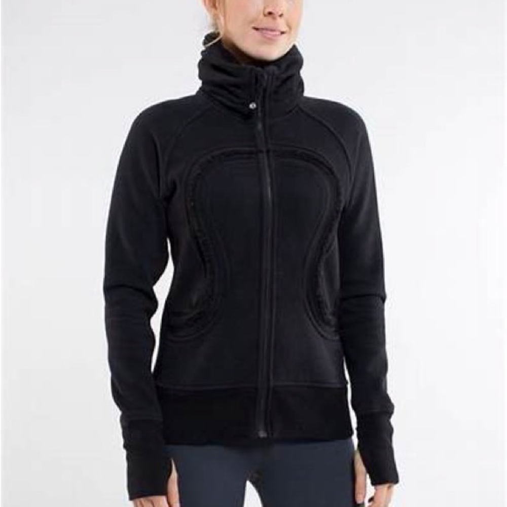 Lululemon Black Cuddle Up Jacket, Size 8